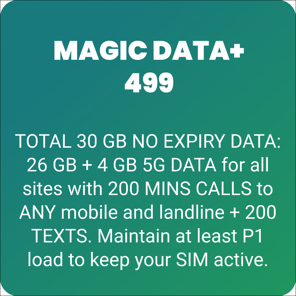 MAGIC DATA+ 499